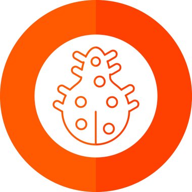 Virüs ikonu vektör illüstrasyonu