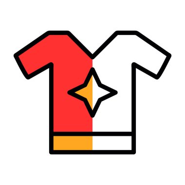 t-shirt simgesi, vektör illüstrasyonu basit tasarım