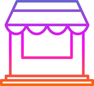 Basit depolama simgesi, vektör illüstrasyon tasarımı