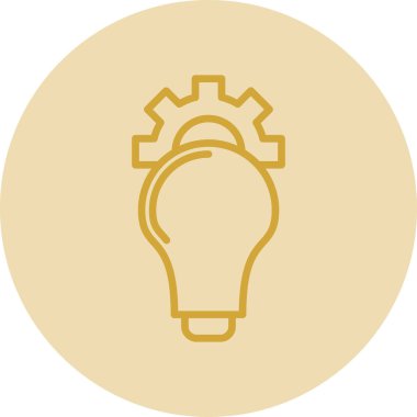 Bir fikrim var. Web simgesi basit tasarım