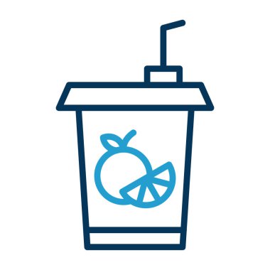 Bir fincan kahvenin vektör çizimi