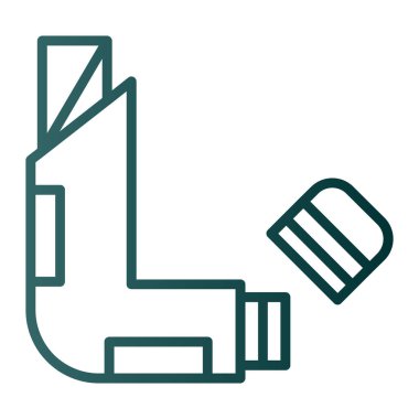 Fırça simgesi ile boya silindiri, basit tasarım