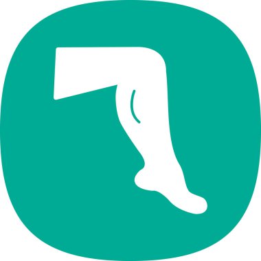 Tek bir izole simgenin vektör illüstrasyonu