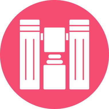 Giysi dizini web simgesi, vektör illüstrasyonu 