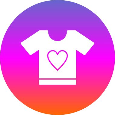 t-shirt simgesi, vektör illüstrasyonu basit tasarım