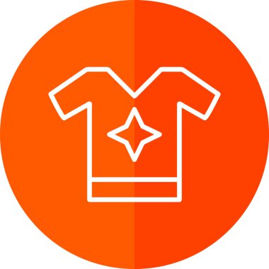 t-shirt simgesi, vektör illüstrasyonu basit tasarım