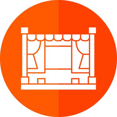 Yapı ve ev tabelasının vektör illüstrasyonu