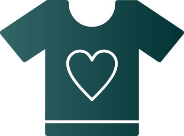 t-shirt simgesi, vektör illüstrasyonu basit tasarım