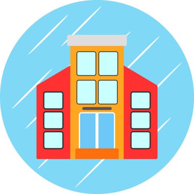 Daire. Web simgesi basit illüstrasyon