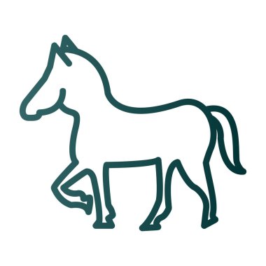 At yassı simgesi, vektör illüstrasyonu