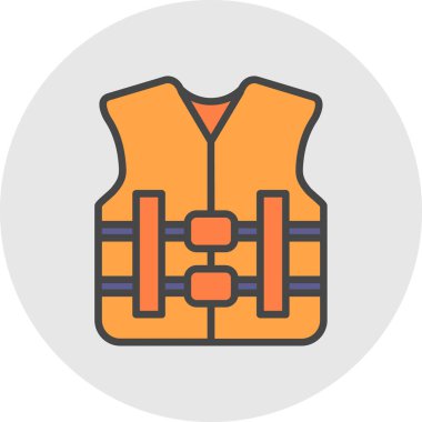 yelek simgesi, vektör biçimi