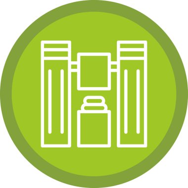 Giysi dizini web simgesi, vektör illüstrasyonu 