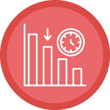 Grafik düz simgesi, vektör, illüstrasyon