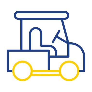 araba simgesi vektör illüstrasyonu