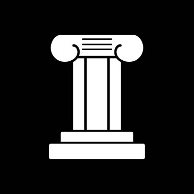 Sütun. Web simgesi basit illüstrasyon