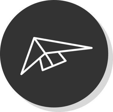 Uçağın vektör illüstrasyonu