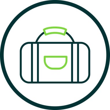 çanta vektör simgesi modern basit illüstrasyon