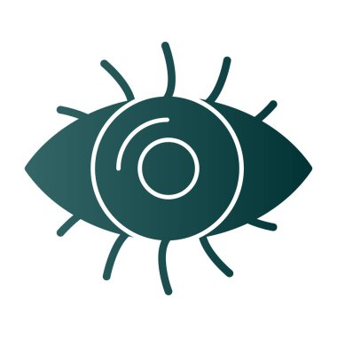 Göz düzlüğü simgesi, vektör çizimi