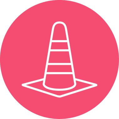 Yol simgesi, vektör illüstrasyonu