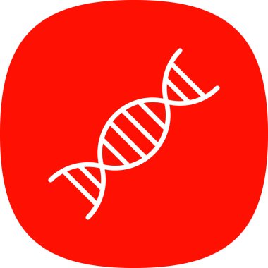 dna. Web simgesi basit illüstrasyon 