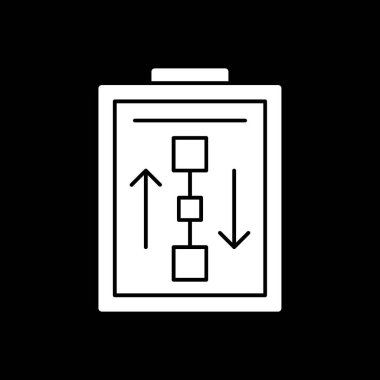 Çalışma Akımı web simgesi basit illüstrasyon 