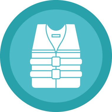 yelek simgesi, vektör biçimi