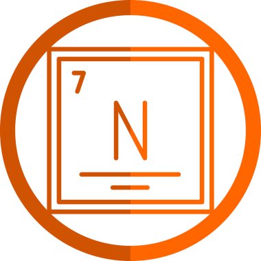 Tek bir simgenin vektör illüstrasyonu