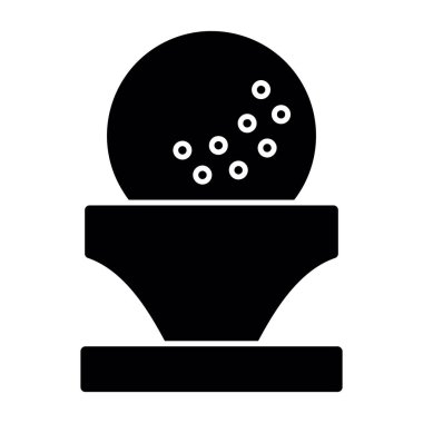 Golf topu web simgesi, basit tasarım