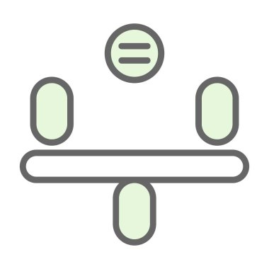 istikrar simgesi, vektör illüstrasyon tasarımı