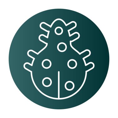 Eşsiz covid 19 vektör çizgisi simgesi