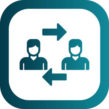 Modern b 'nin vektör illüstrasyonu insanların sembolünden yoksun