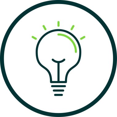 ampul simgesi vektör illüstrasyonu 