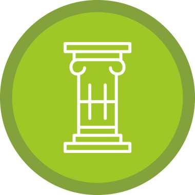 Sütun. Web simgesi basit illüstrasyon