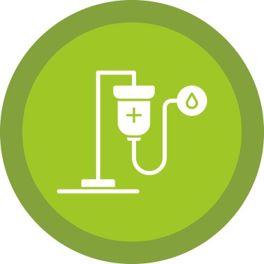 Modern b 'nin vektör illüstrasyonunda kan ikonu eksikliği