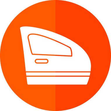 Araba kapısı. Web simgesi basit illüstrasyon