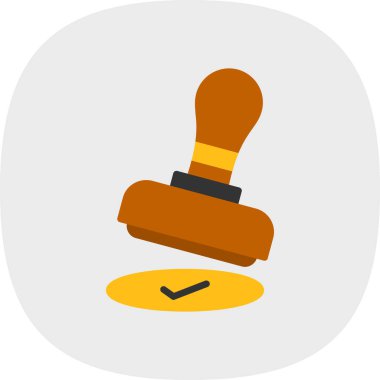 Damga web simge vektör çizim