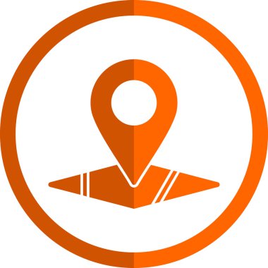 konum pin konum simgesi, vektör arkaplan 