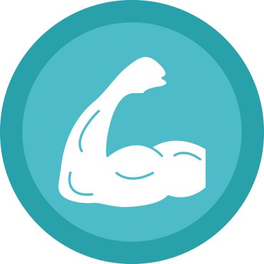 Kas gücü. Web simgesi basit illüstrasyon