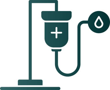 Gaz simgesinin vektör illüstrasyonu