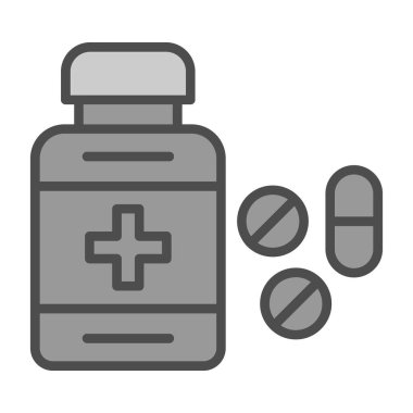 hap ikonu vektör illüstrasyonu