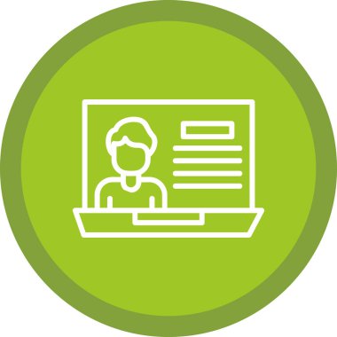 seo modern simgesinin vektör illüstrasyonu