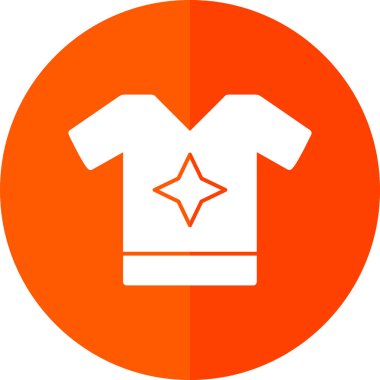 t-shirt simgesi, vektör illüstrasyonu basit tasarım