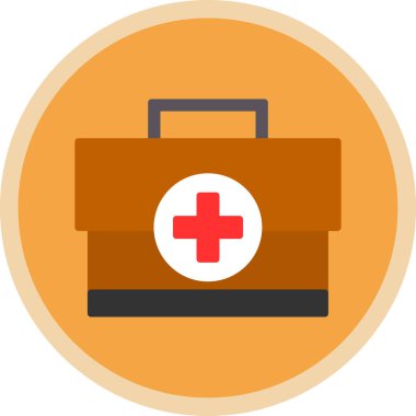 Yardım kiti vektör simgesi