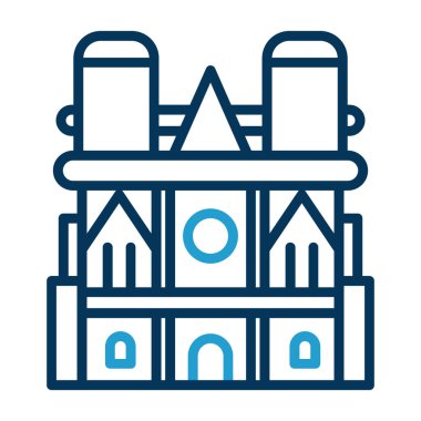 vektör ince çizgi simgesi oluşturuluyor