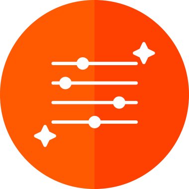 Bir yıldız simgesinin vektör illüstrasyonu