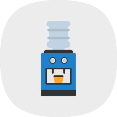 kahve makinesi vektör illüstrasyonunun düz tasarımı