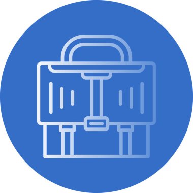  Evrak Çantası'nı web simge vektör çizim 