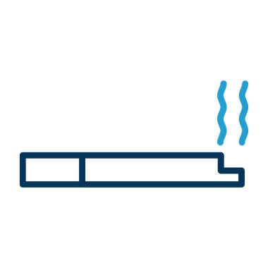 duman simgesi, vektör illüstrasyonu