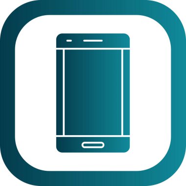 Arkaplanda akıllı telefon simgesi izole edildi. Web sitesi, uygulama, cep telefonu sembolü ve akıllı telefon logosu için son moda telefon şablonu