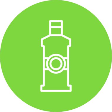 Modern oto tamir simgesinin vektör illüstrasyonu